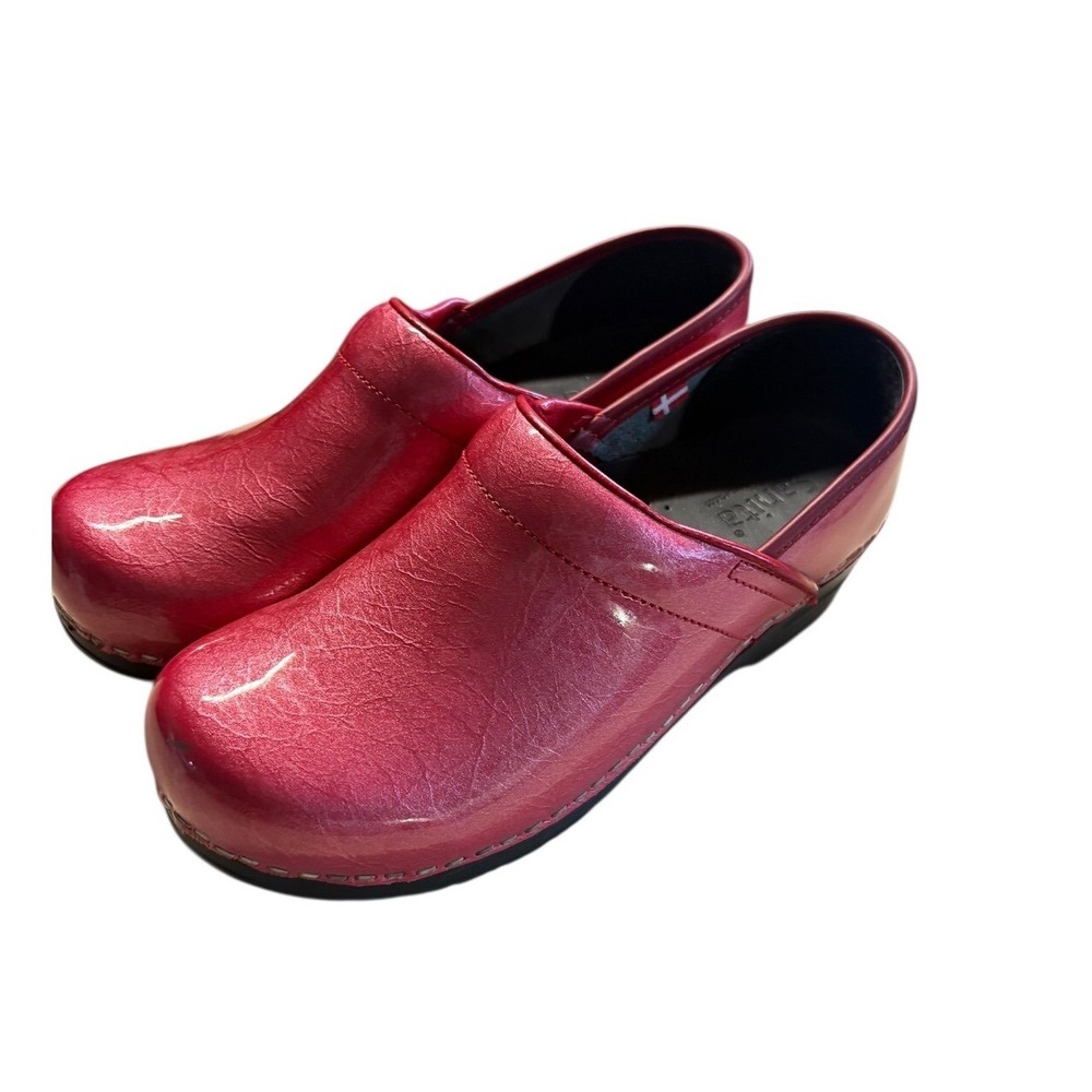SANITA - Pink Mule Clogs  - Size 37 EU or 6.5 US